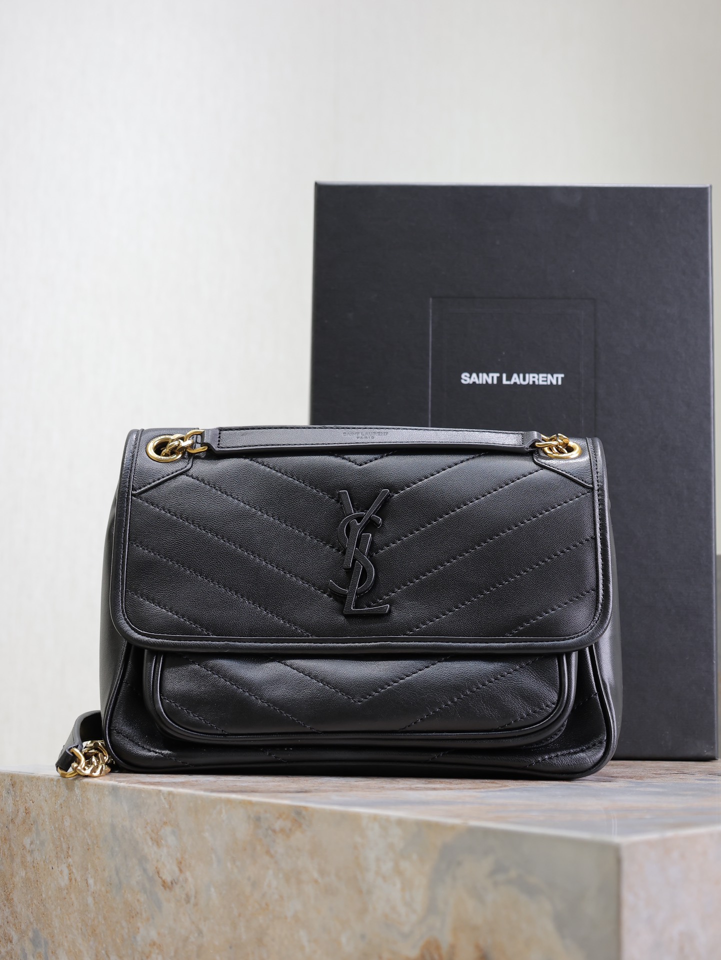 NIKI-黑色羊皮-中号