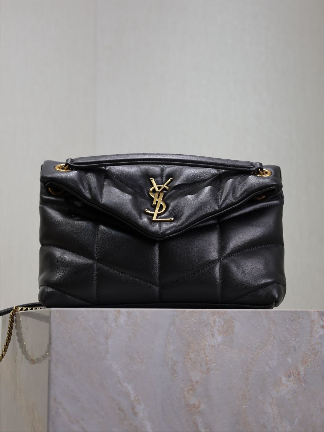cloud bag-黑金扣 中号