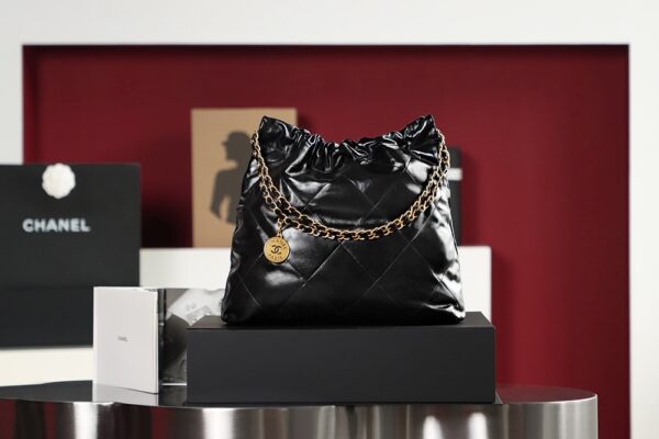 22Bag-Medium black and gold - Image 5