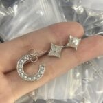 半圆三耳钉