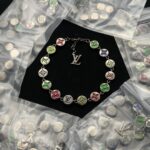 圆形扣彩色印花