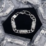 超粗 珍珠+钻链条